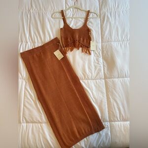 NWT Tularosa Orange/Rust Matching Set!